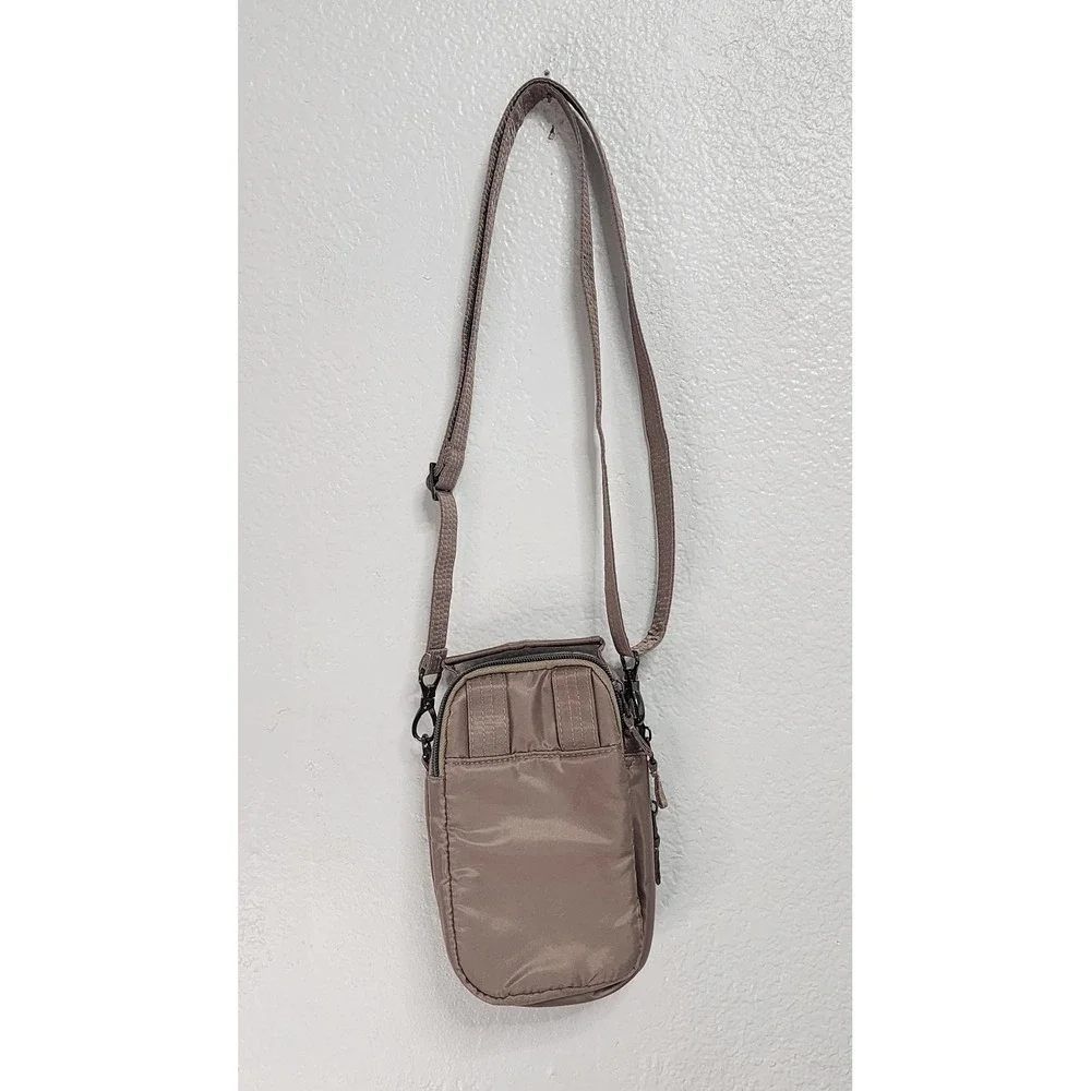 Lug Skeeter Crossbody Bag Womens Small Taupe Excellent